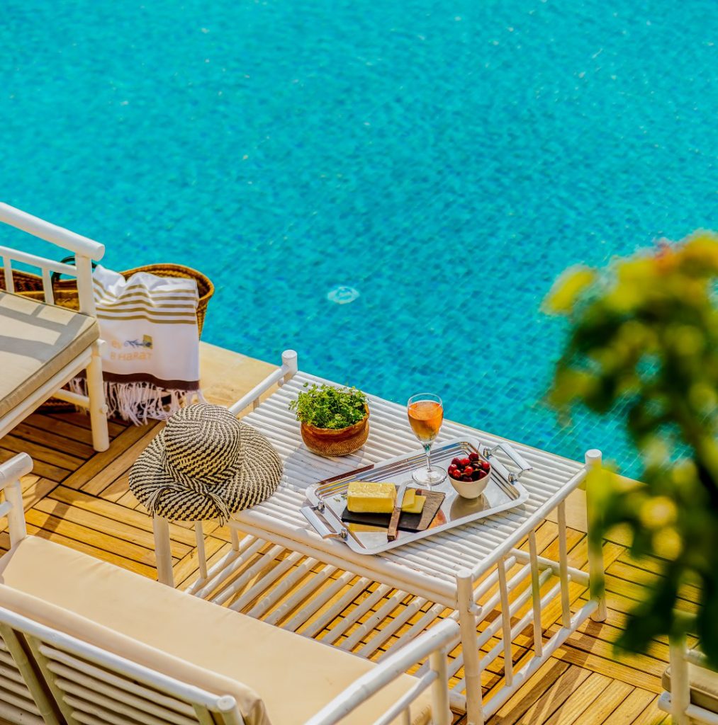 Ev Bharat Boutique Hotel Alaçatı Profesyonel Havuz Başı ve Mimari Çekimi - RC Ajans