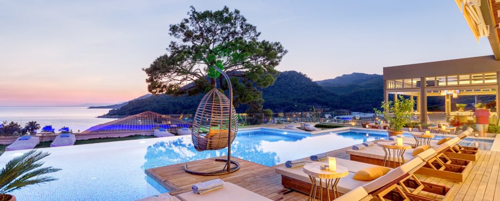 Melanippe Relaxing Hotel Karaöz Profesyonel Mimari ve Sonsuzluk Havuzu Çekimi - RC Ajans